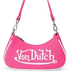 Von Dutch Hot Pink Shoulder Bag